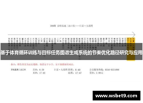 基于体育循环训练与目标任务图谱生成系统的节奏优化路径研究与应用